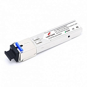 SFP 1,25 GE модуль, 20 км, SM, 1 волокно, комплект TX/RX 1310/1550 SC, DDM, INDUSTRIAL